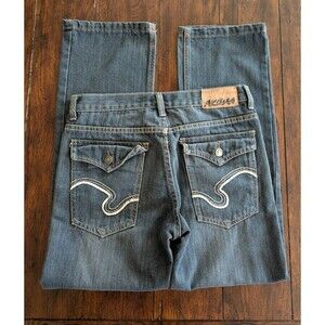 AKUMA Women’s Jeans Size 14 Juniors Distressed Y2K Cyber Grunge Aesthetic Retro